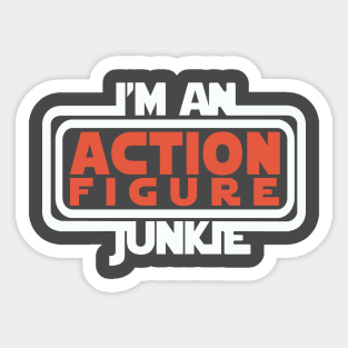 Action Figure Junkie Sticker